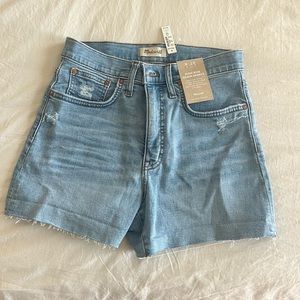 Madewell High Rise Denim Shorts W 28